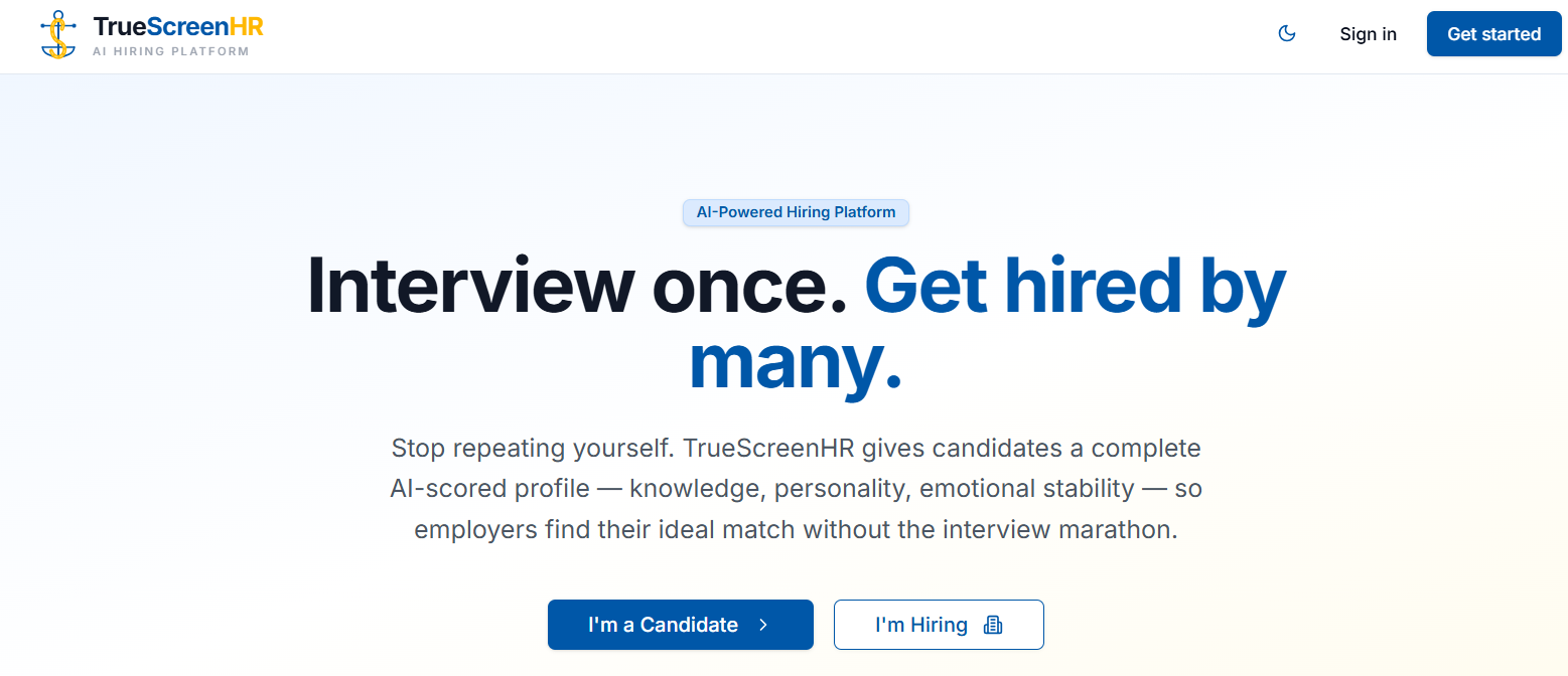 TrueScreenHR preview